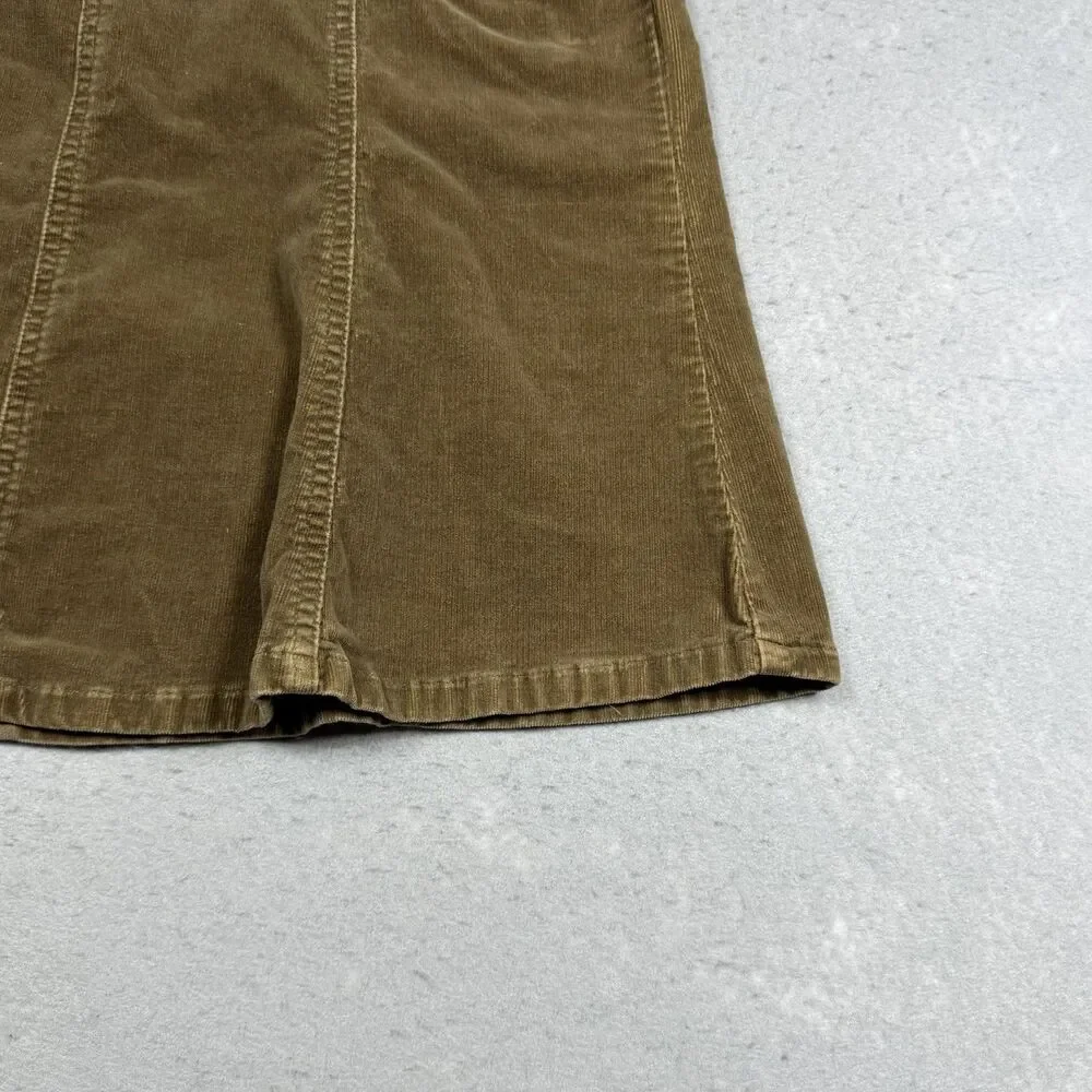 Rewind Corduroy Skirt Womens Size 11 Brown Juniors Short Flare Vintage Fairy